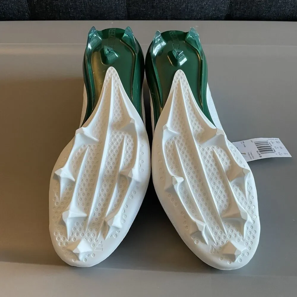 Adidas Adizero Electric Football Cleats - Size 12 - IE4378 - White / Green NEW
